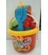 BUCKET WITH CIMBARI SHAPES AND PICTURES - FOR SAND