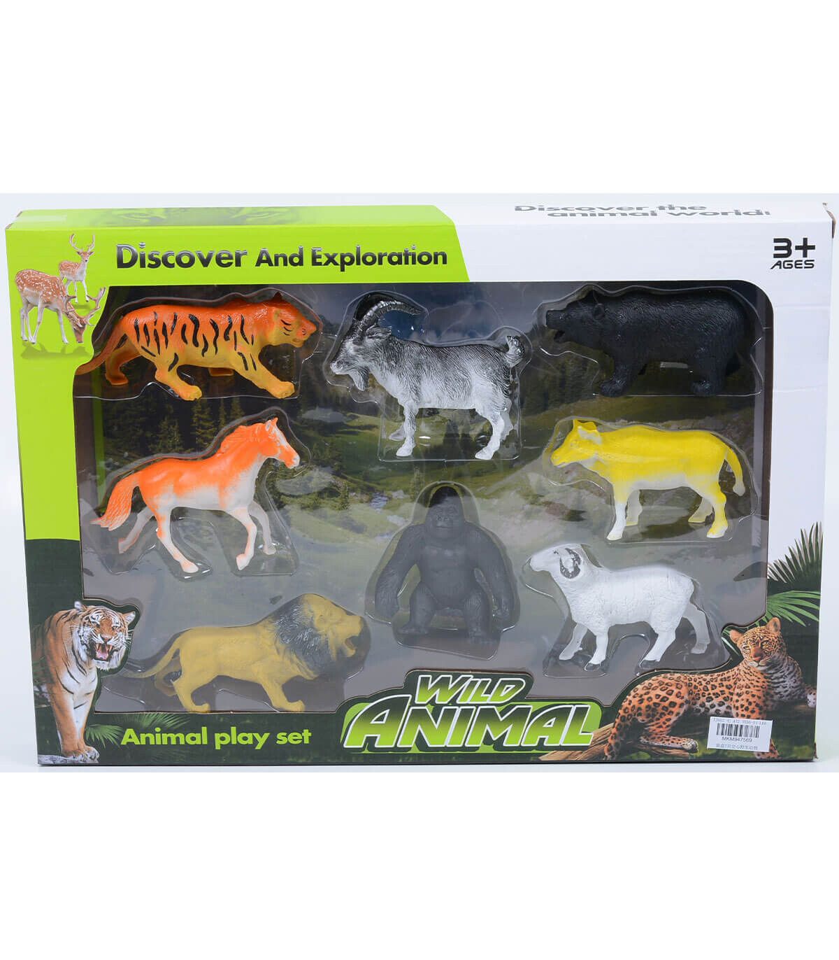 SET CU MIX DE ANIMALE 8 BUC - Sălbatice și de pădure