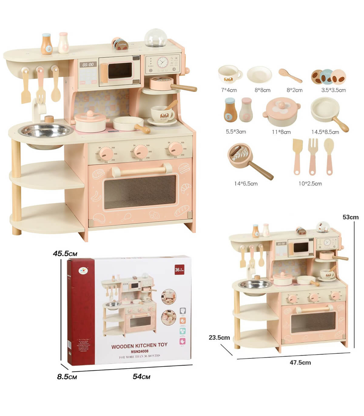 WOODEN KITCHEN IN A BOX SN24008