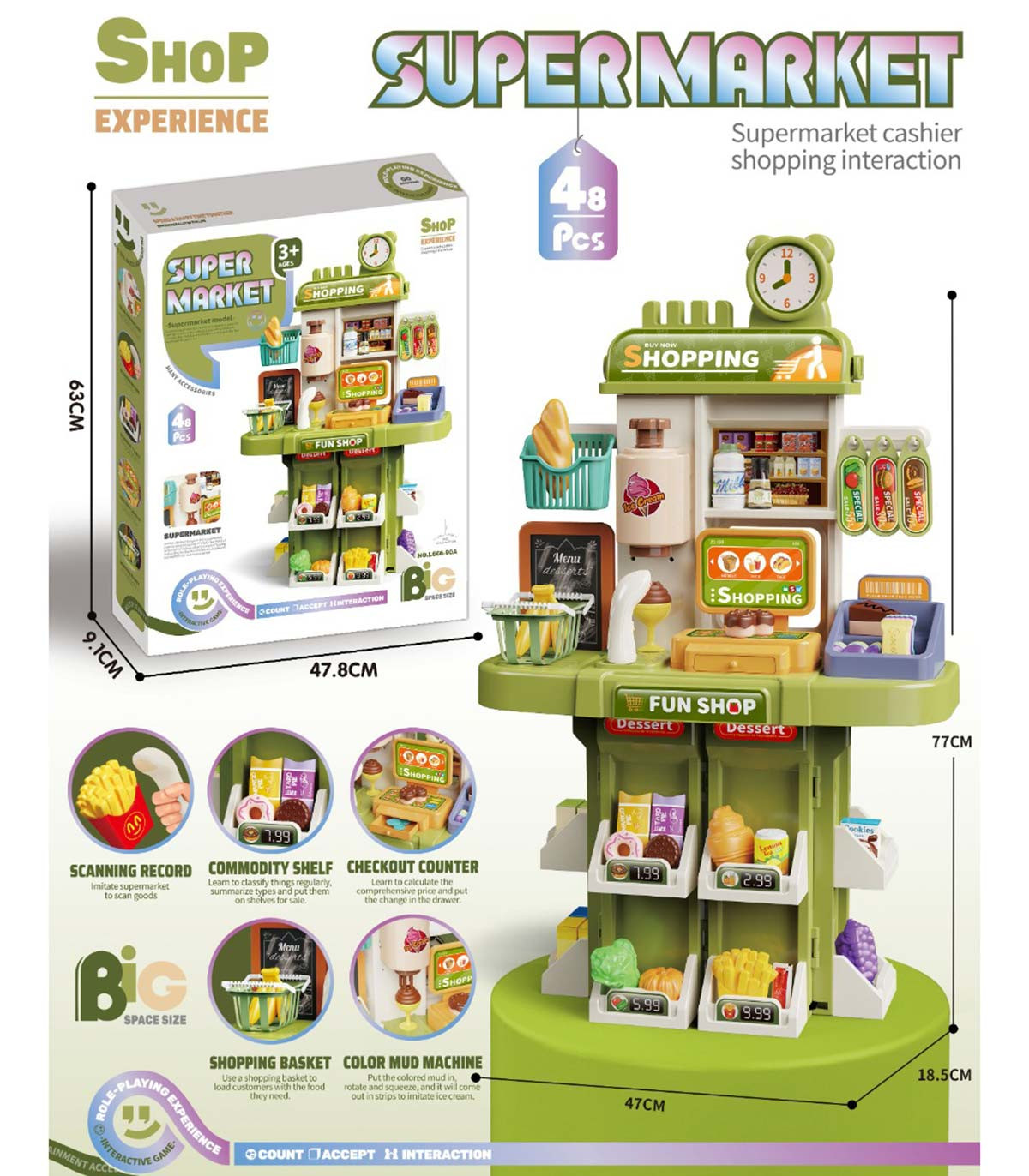MARELE SUPERMARKET 47 DE PIESE