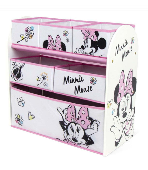 ORGANIZATOR PENTRU JUCĂRII CU RAMĂ DIN LEMN MINNIE
