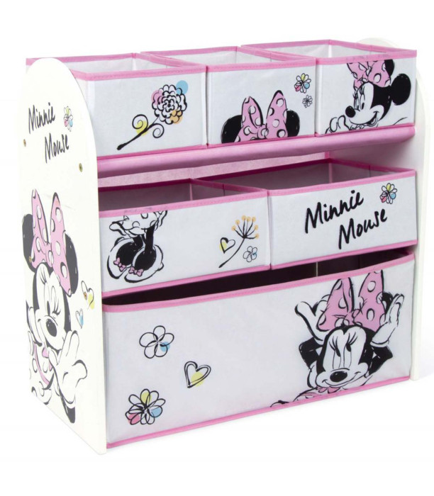MINNIE TOY ORGANIZER WOODEN FRAME