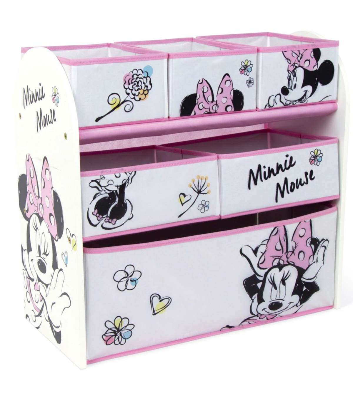 ORGANIZATOR PENTRU JUCĂRII CU RAMĂ DIN LEMN MINNIE