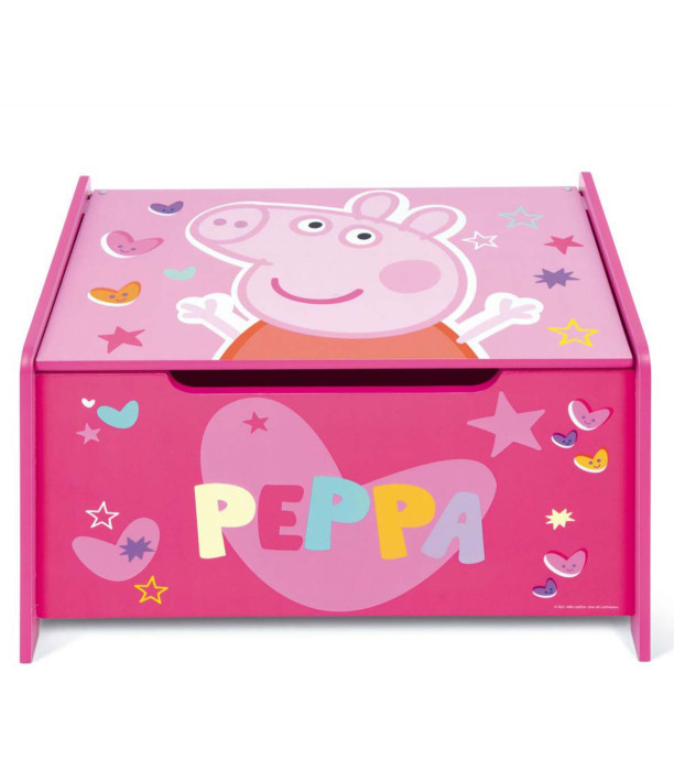 CUTIE DIN LEMN PENTRU JUCĂRII PEPPA PIG