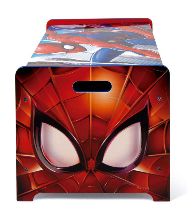 SPIDERMAN WOODEN TOY BOX