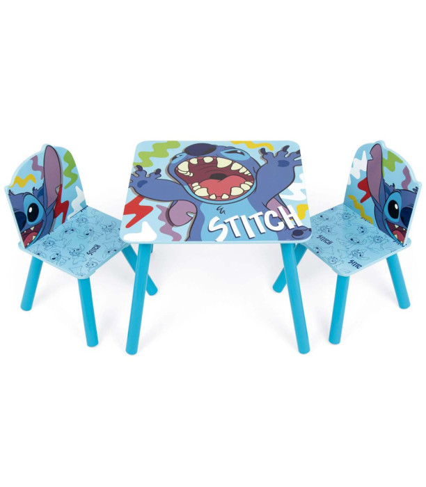 MASĂ DIN LEMN CU 2 SCAUNE STITCH