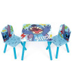 MASĂ DIN LEMN CU 2 SCAUNE STITCH