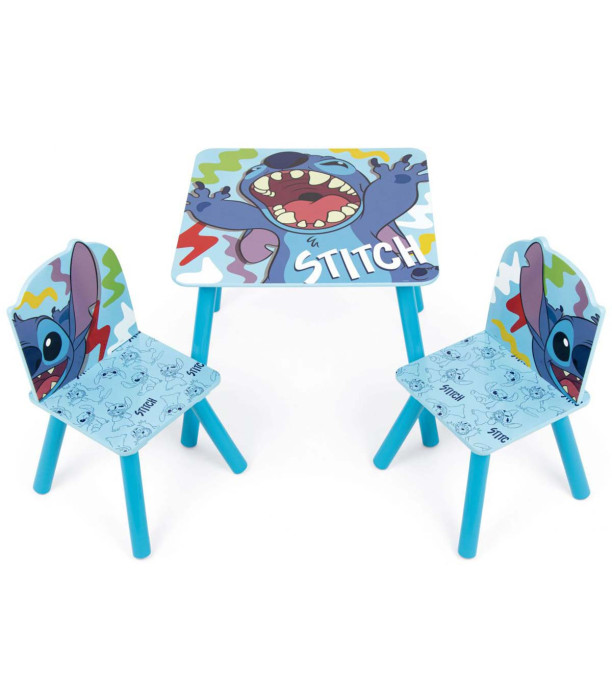 MASĂ DIN LEMN CU 2 SCAUNE STITCH