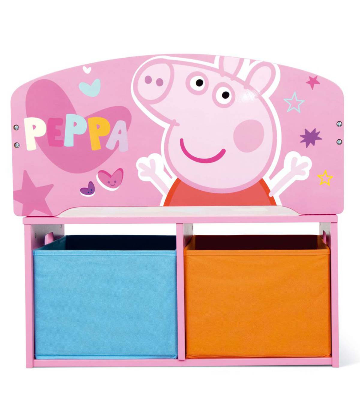 BANCĂ/BIROU/ORGANIZATOR DIN LEMN 3 ÎN 1 PEPPA