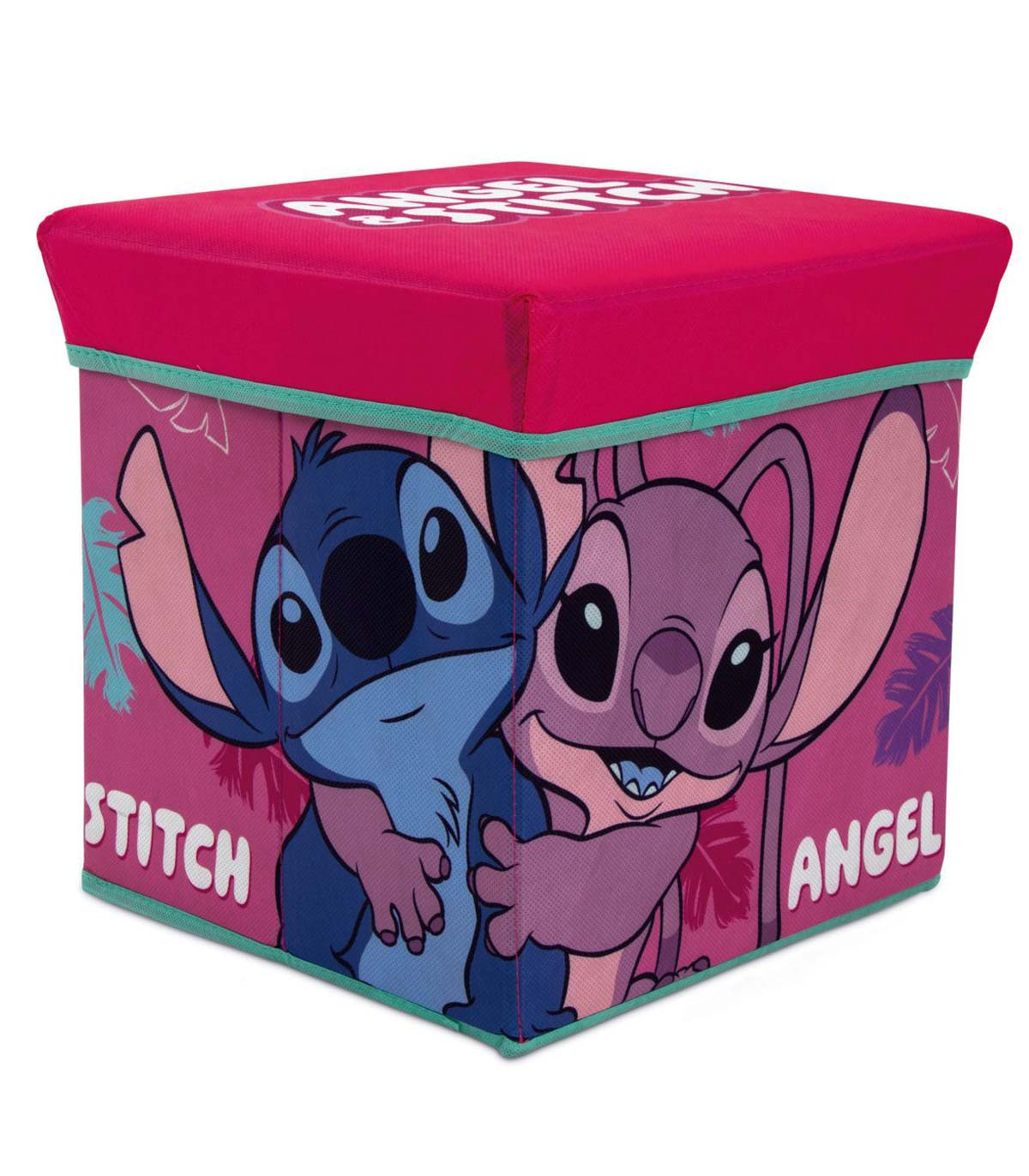 TABURET PENTRU DEPOZITAREA JUCĂRIILOR 30 CM STITCH GIRL