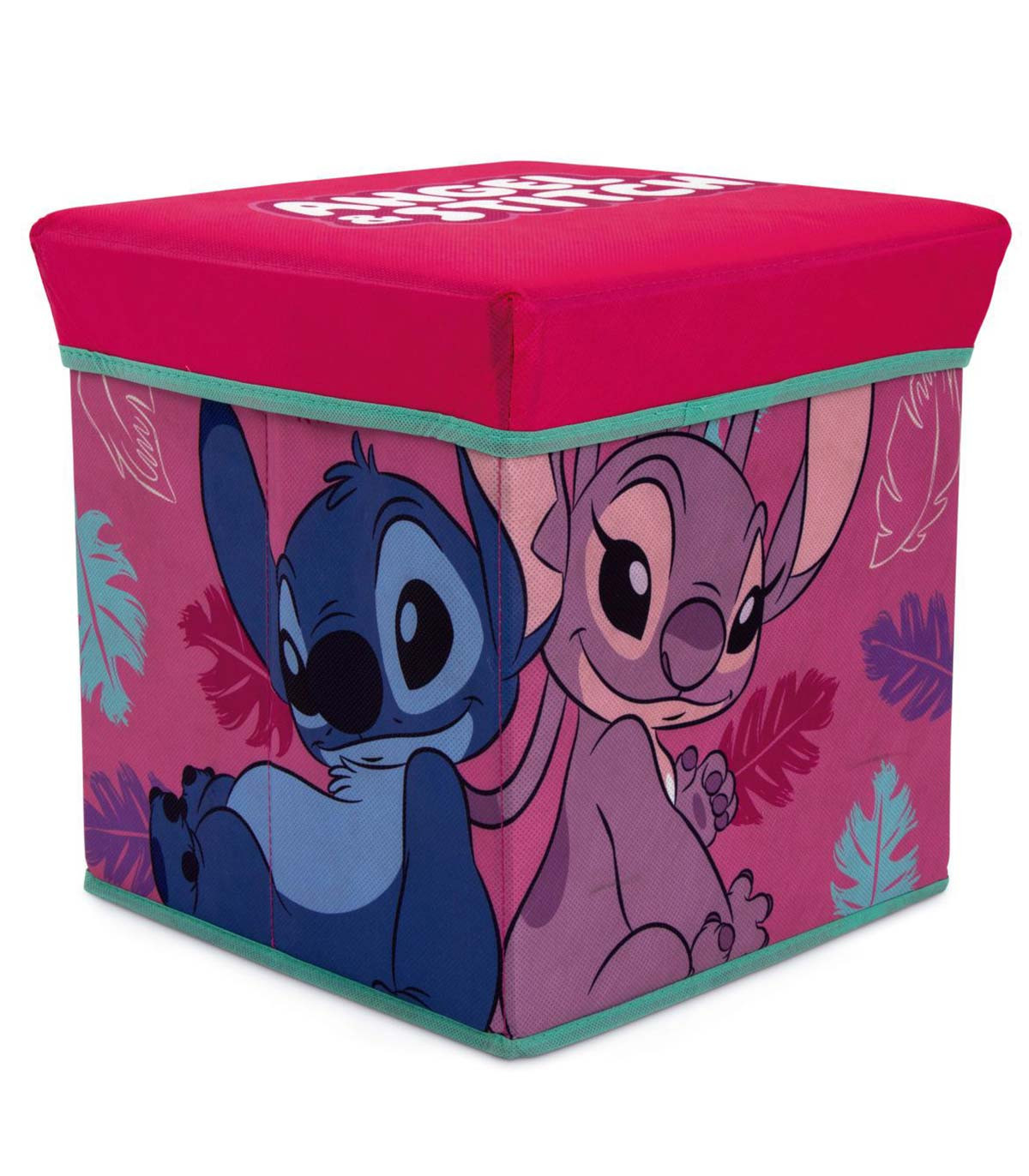 TABURET PENTRU DEPOZITAREA JUCĂRIILOR 30 CM STITCH GIRL