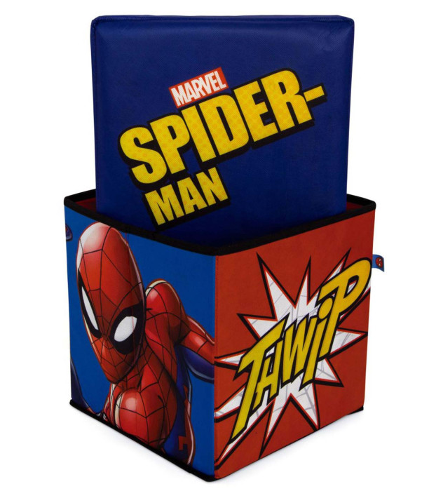 TABURET CU LADA PENTRU JUCĂRII, 30 CM, SPIDERMAN