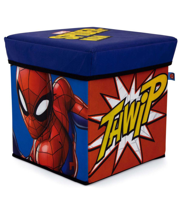 SPIDERMAN TOY STORAGE STOOL 30 CM