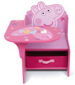 BIROU DIN LEMN CU SCAUN ȘI SERTAR PEPPA PIG