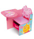 WOODEN DESK WITH CHAIR AND DRAWER PEPPA PIG