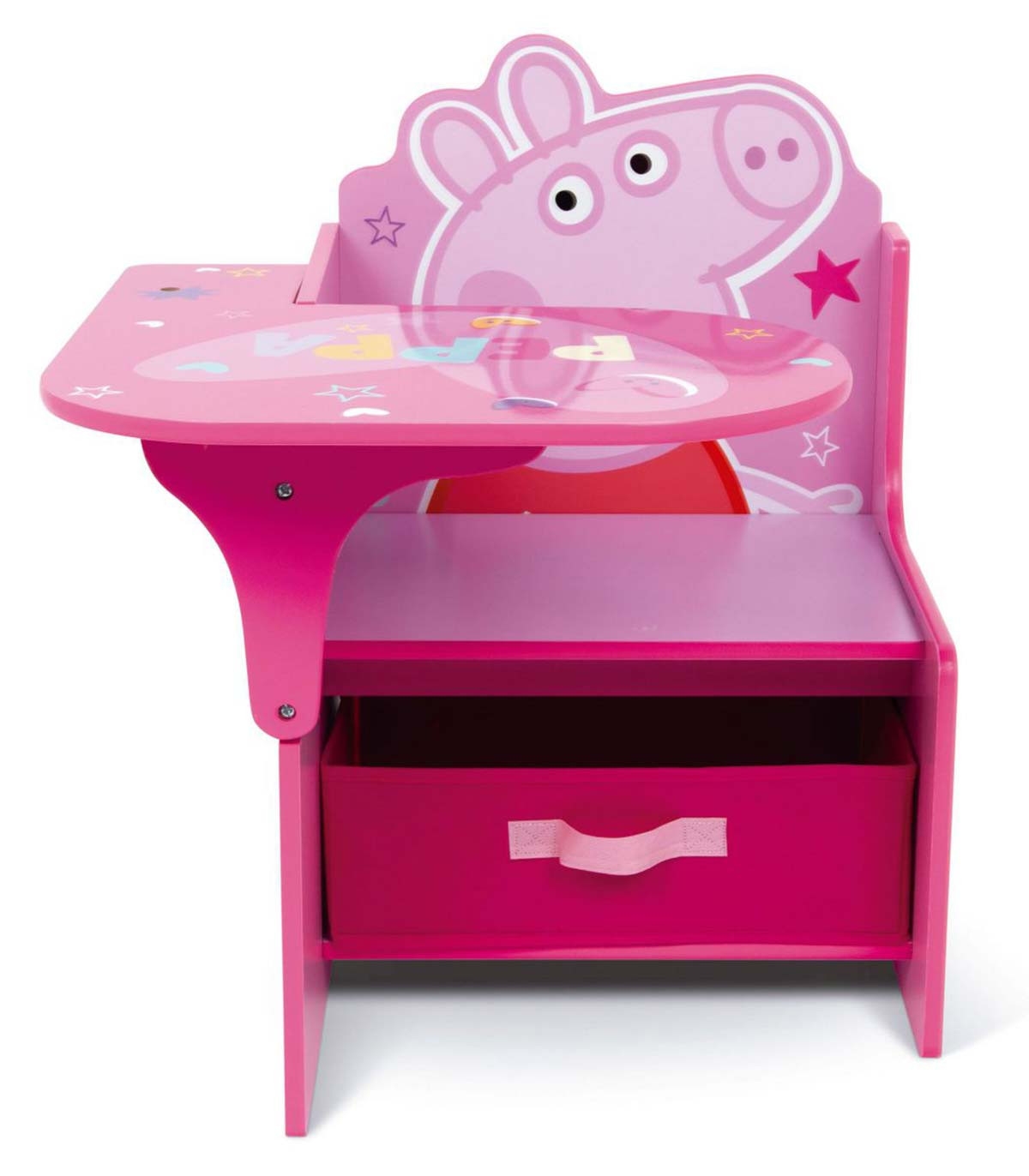BIROU DIN LEMN CU SCAUN ȘI SERTAR PEPPA PIG