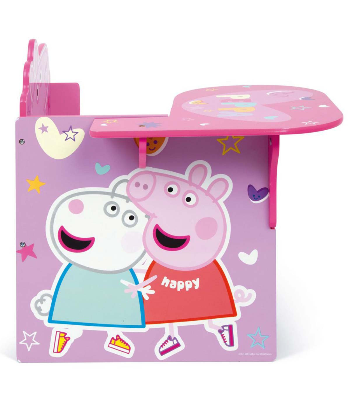 BIROU DIN LEMN CU SCAUN ȘI SERTAR PEPPA PIG