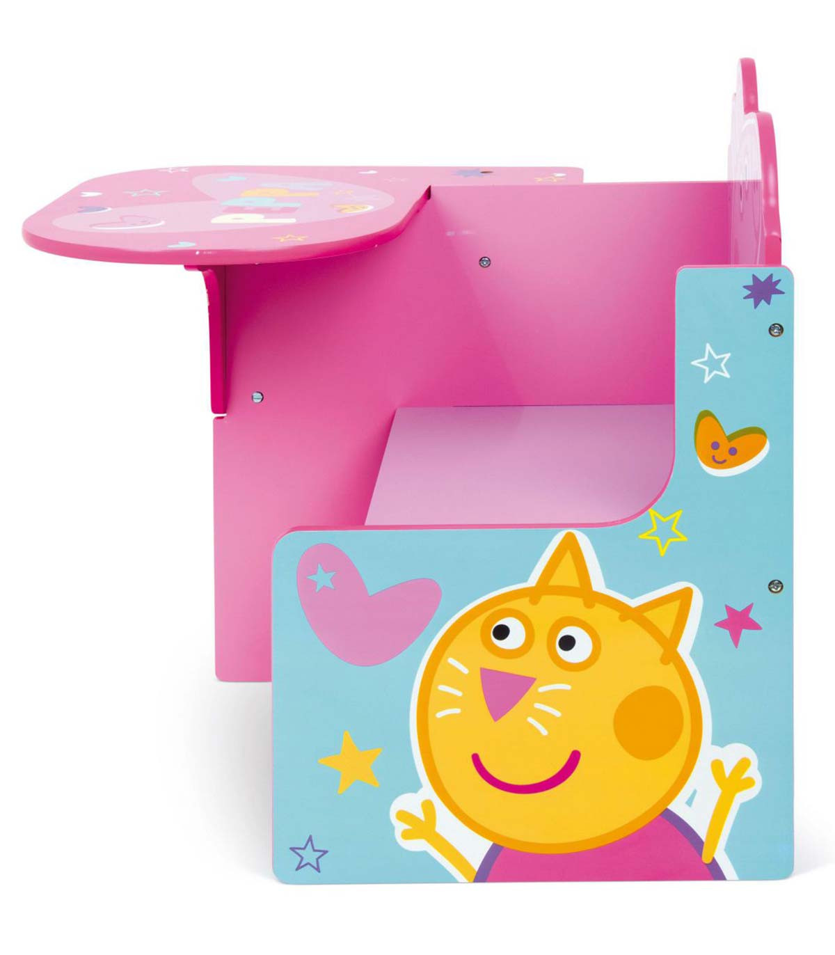 BIROU DIN LEMN CU SCAUN ȘI SERTAR PEPPA PIG