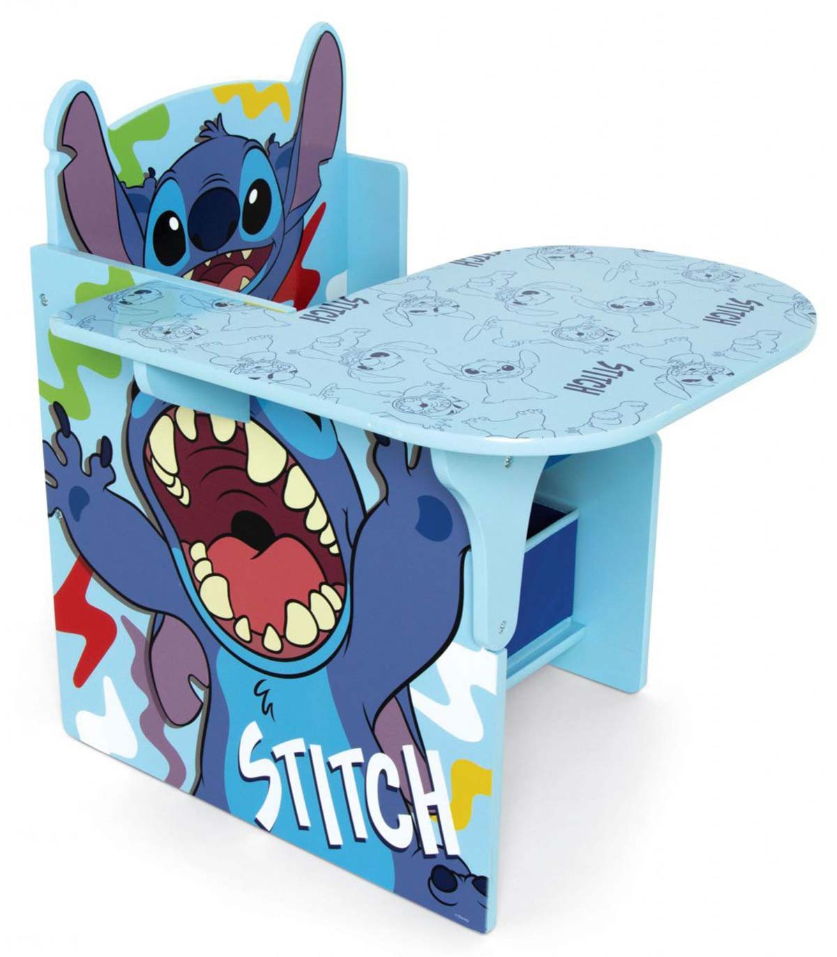 BIROU DIN LEMN CU SCAUN ȘI SERTAR STITCH