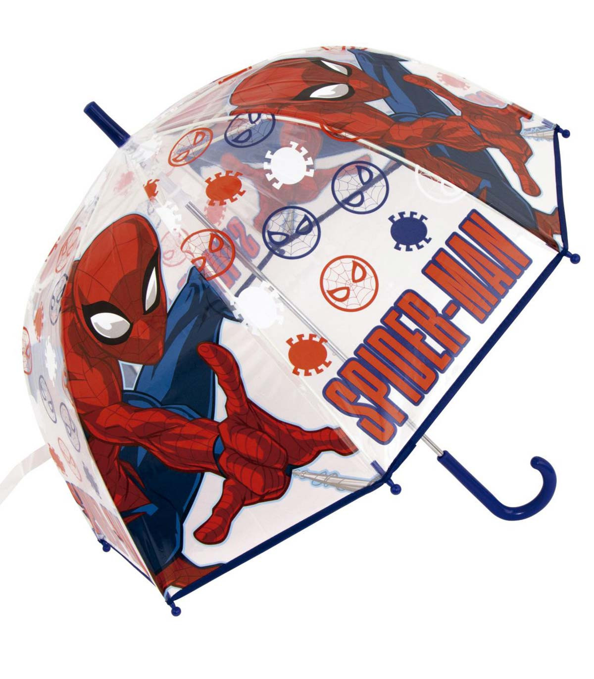 CHILDREN'S MECHANICAL BELL UMBRELLA SPIDERMAN