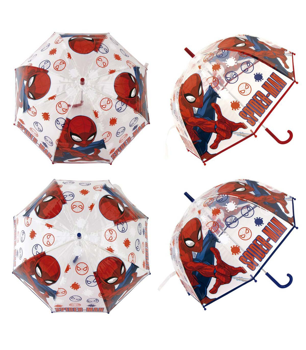CHILDREN'S MECHANICAL BELL UMBRELLA SPIDERMAN