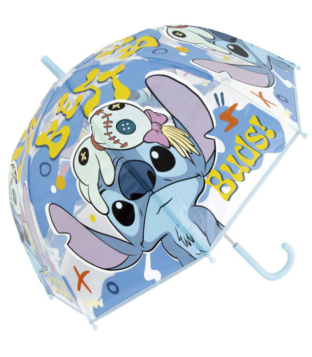 UMBRELĂ PENTRU COPII, TIP CLOPOT, MECANICĂ, STITCH BOY