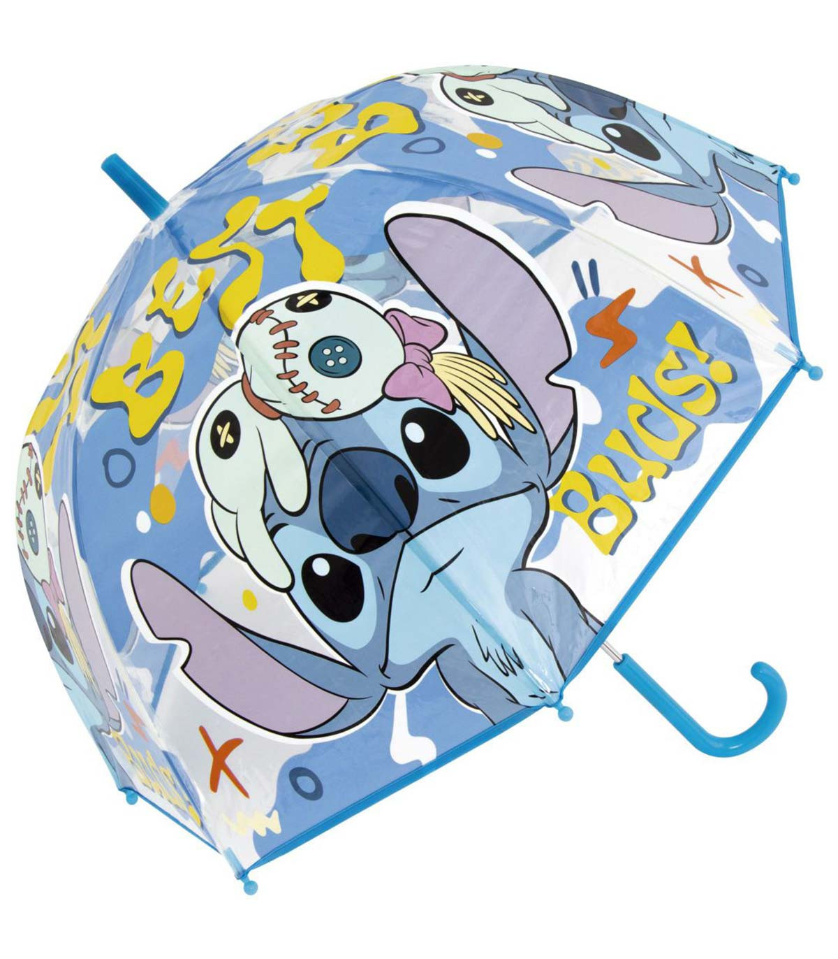 UMBRELĂ PENTRU COPII, TIP CLOPOT, MECANICĂ, STITCH BOY