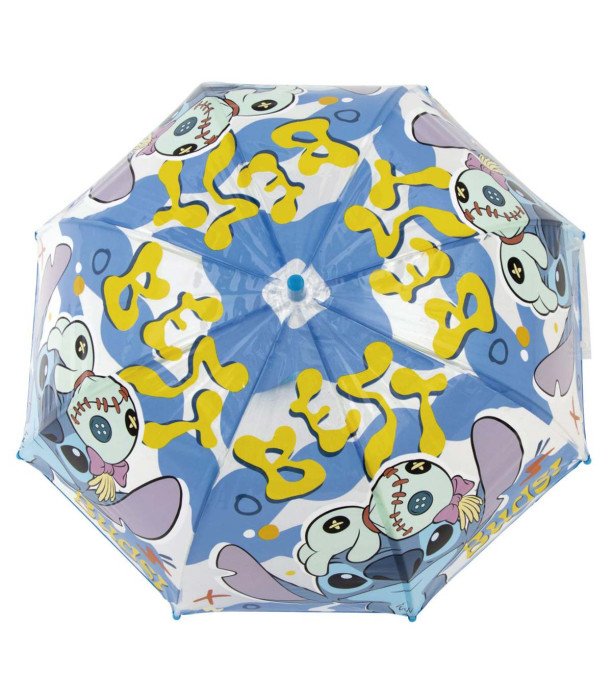 UMBRELĂ PENTRU COPII, TIP CLOPOT, MECANICĂ, STITCH BOY