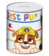 METAL MONEY BOX 10x10x12 CM PAW PATROL