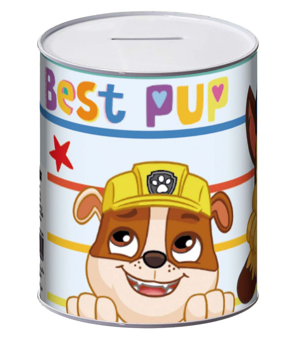 PUȘCULIȚĂ METALICĂ 10x10x12 CM PAW PATROL