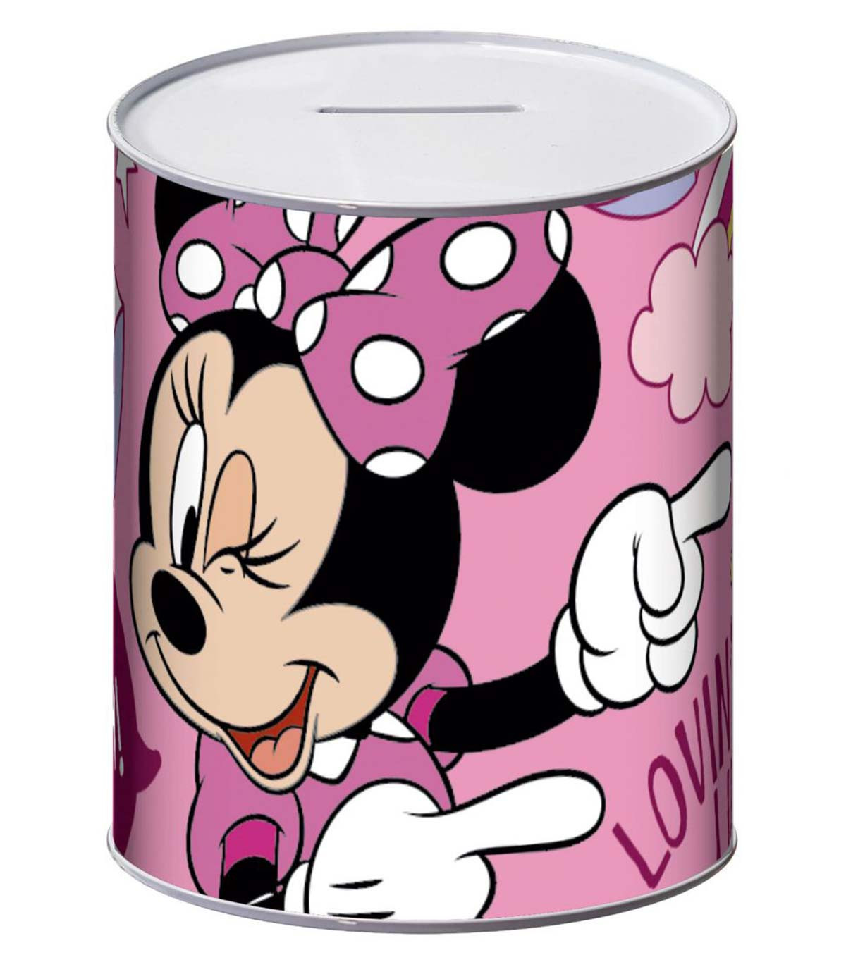 METAL MONEY BOX 10x10x12 CM MINNIE
