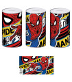 PUȘCULIȚĂ METALICĂ 10x10x17,5 CM SPIDERMAN