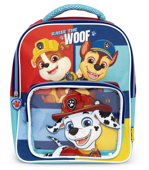 GHIOZDAN CU BUZUNAR FRONTAL PAW PATROL 30x24,5x11 CM