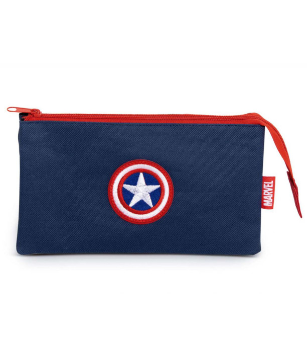 PORTOFEL CU 2 COMPARTIMENTE 21x11x4 CM CAPTAIN AMERICA