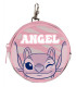 ROUND BAG COIN PURSE 9x9x2 CM ANGEL STITCH