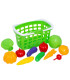 LARGE CHILDREN'S BASKET WITH VEGETABLES 11 PCS IN NET