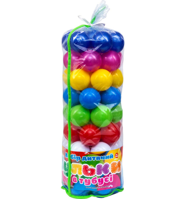 BALLS FOR DRY POOL 62 PCS. 6 CM IN A BAG