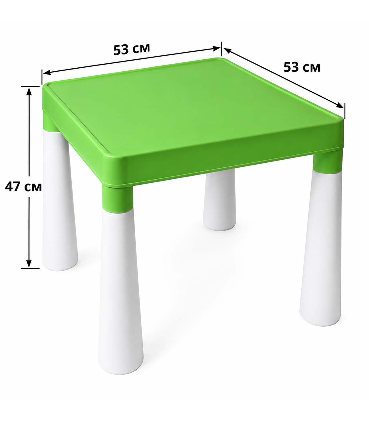MASĂ PENTRU COPII CU 2 SCAUNE VERDE/ALB