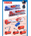 TRUCK DRIVER 2 TRUCKS IN 43 CM BLISTER PACK 马会