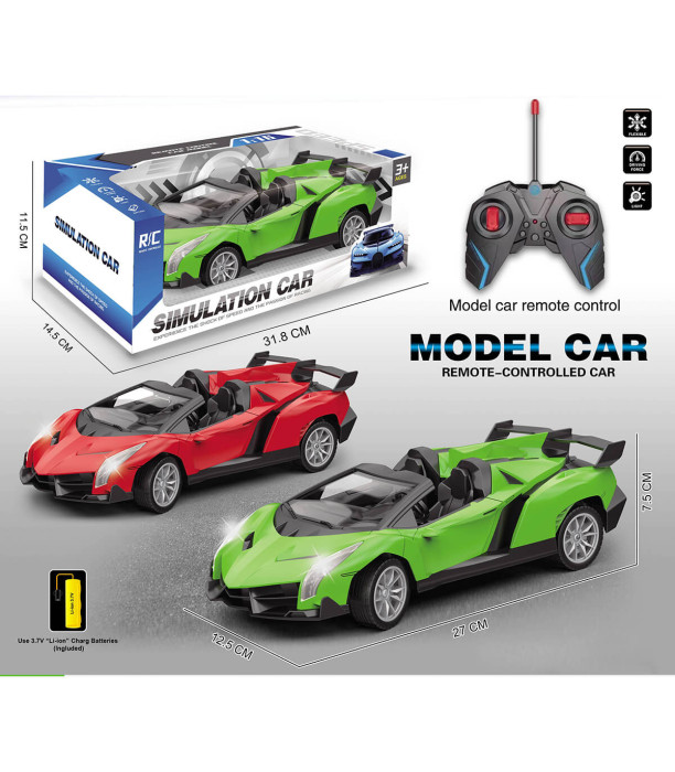 CONVERTIBILĂ SPORT, CU TELECOMANDĂ, 4 DIRECȚII, 2 CULORI