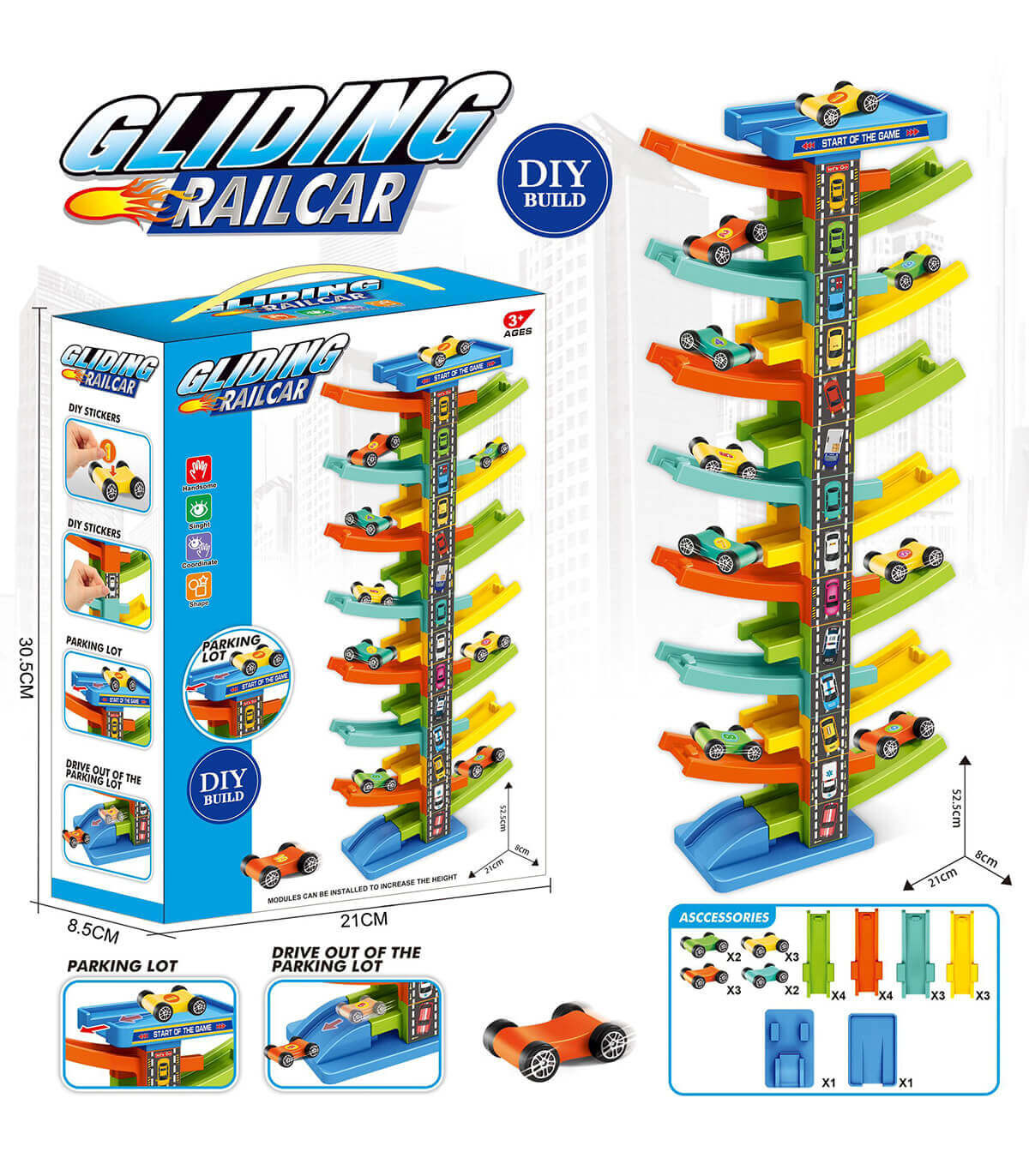 SLIDING CAR TRACK