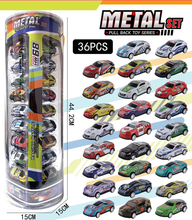 36 DE CĂRUȚE METALICE ÎN TUB