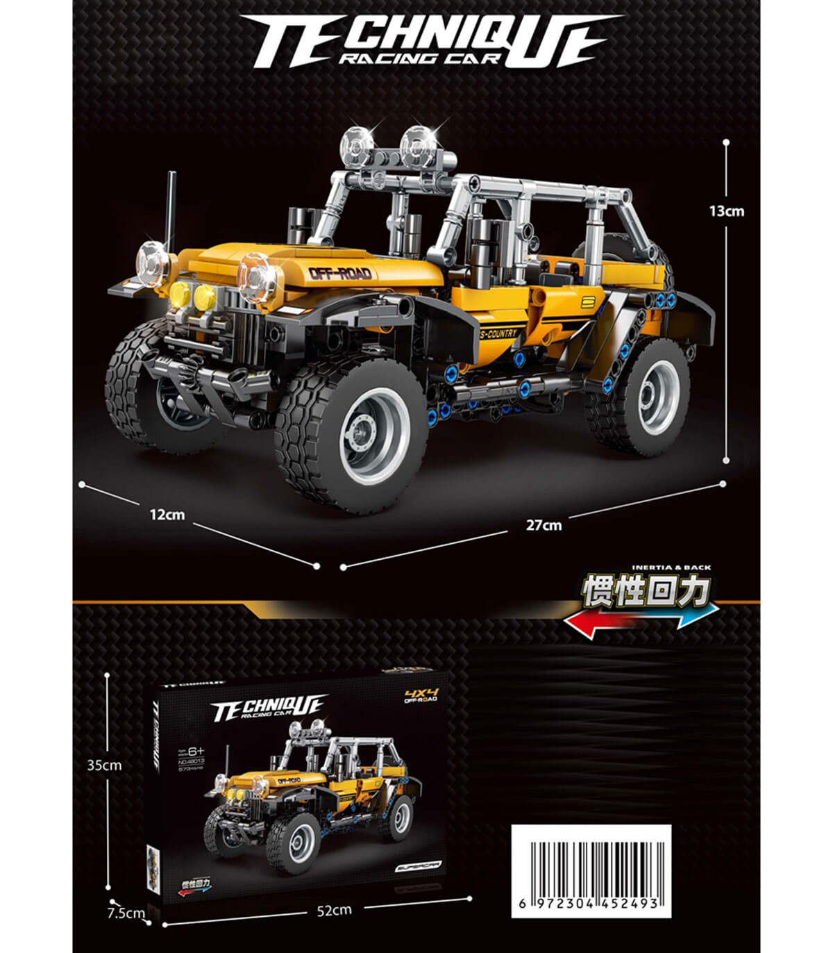CONSTRUCTOR JEEP OFF-ROAD DIN 525 DE PIESE