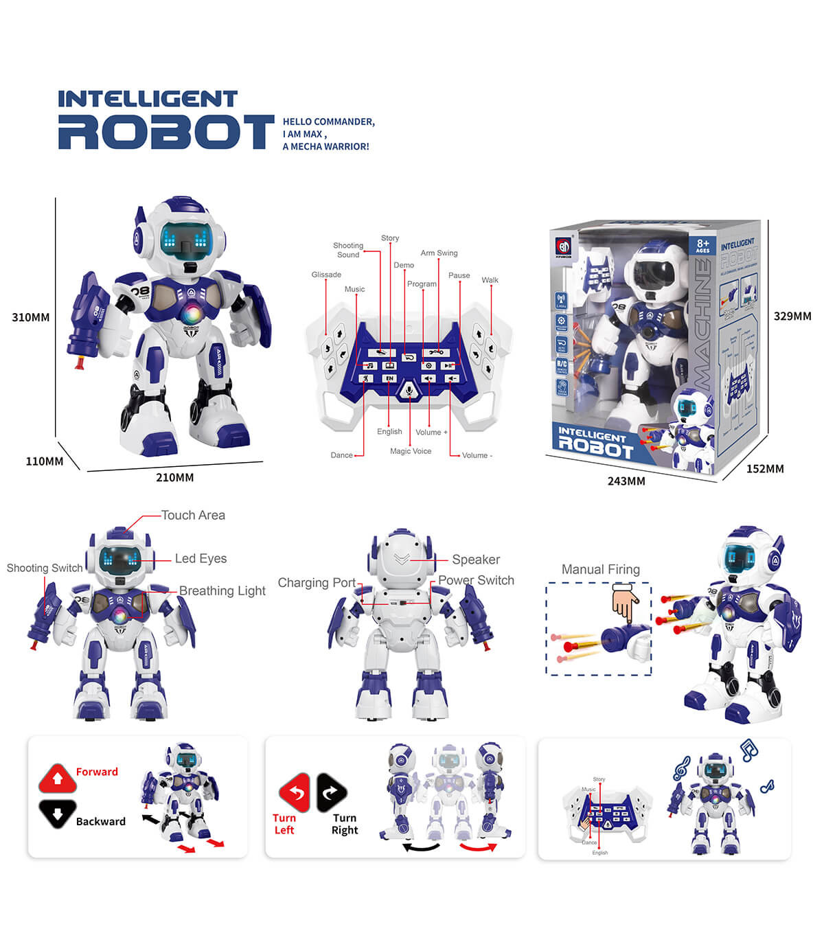 ROBOT RADIOCOMANDAT CARE TRAGE CU SĂGEȚI