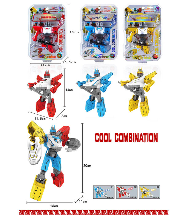 TRANSFORMERS SUPER TREN IN 3 CULORI - Figurine Transformers
