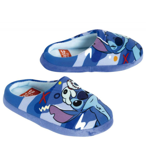 HOUSE SLIPPERS WITH STITCH BOY BORDER, SIZES 28/33