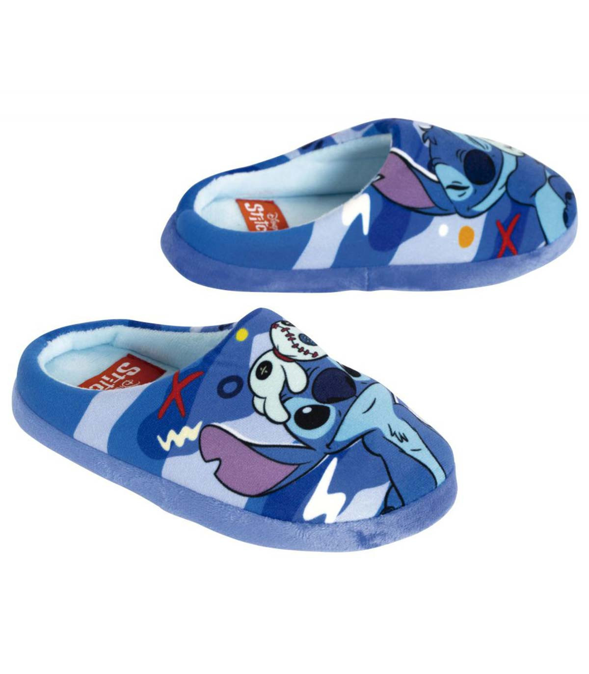HOUSE SLIPPERS WITH STITCH BOY BORDER, SIZES 28/33