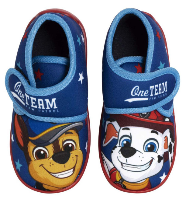CLOSED-TOE PAW BOY SLIPPERS 22/27