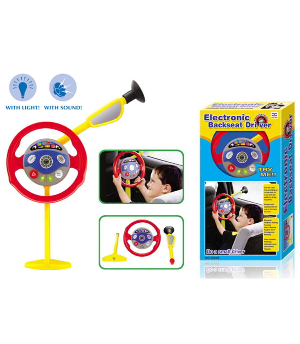 VOLAN ELECTRONIC ROTATIV PENTRU COPII - Mașini și jeepuri