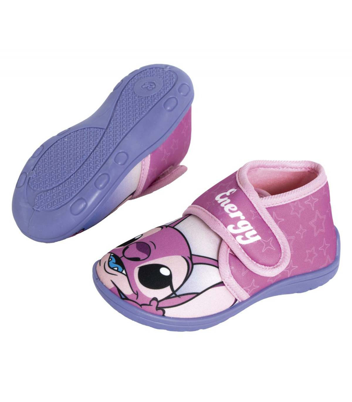 CLOSED-TOE HOUSE SLIPPERS STITCH GIRL 22/27